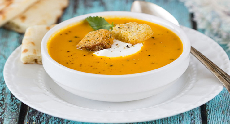 Creamy Curried Carrot Soup