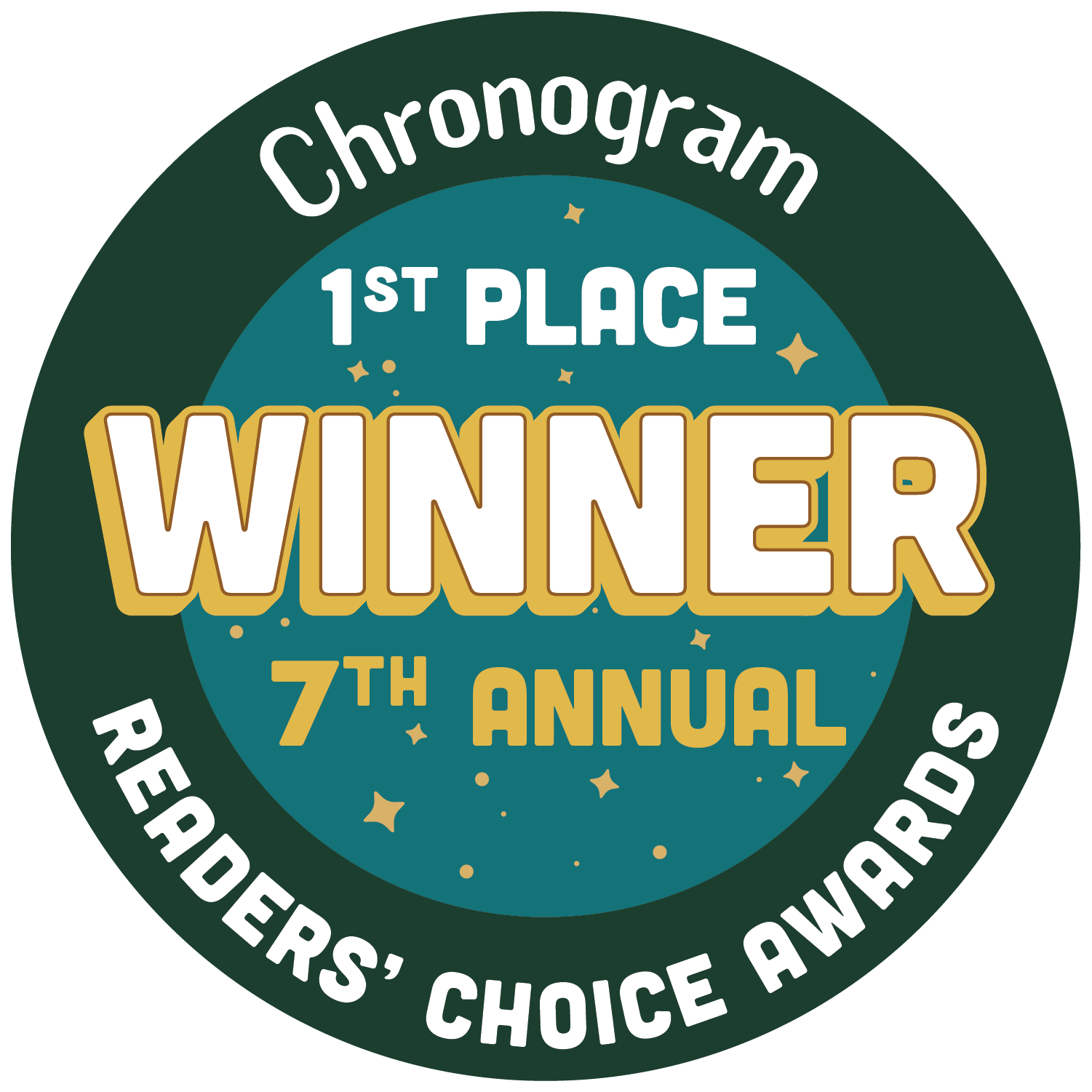 Chronogram 2026 Badge_1st PlaceMES